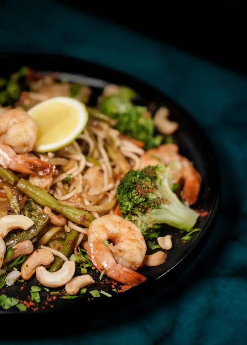 Sweet and Sour Shrimp at Rawand